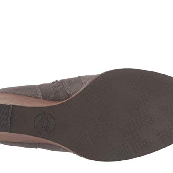 Lucky Brand Gray Grey Booties Suede - Picture 3 of 7